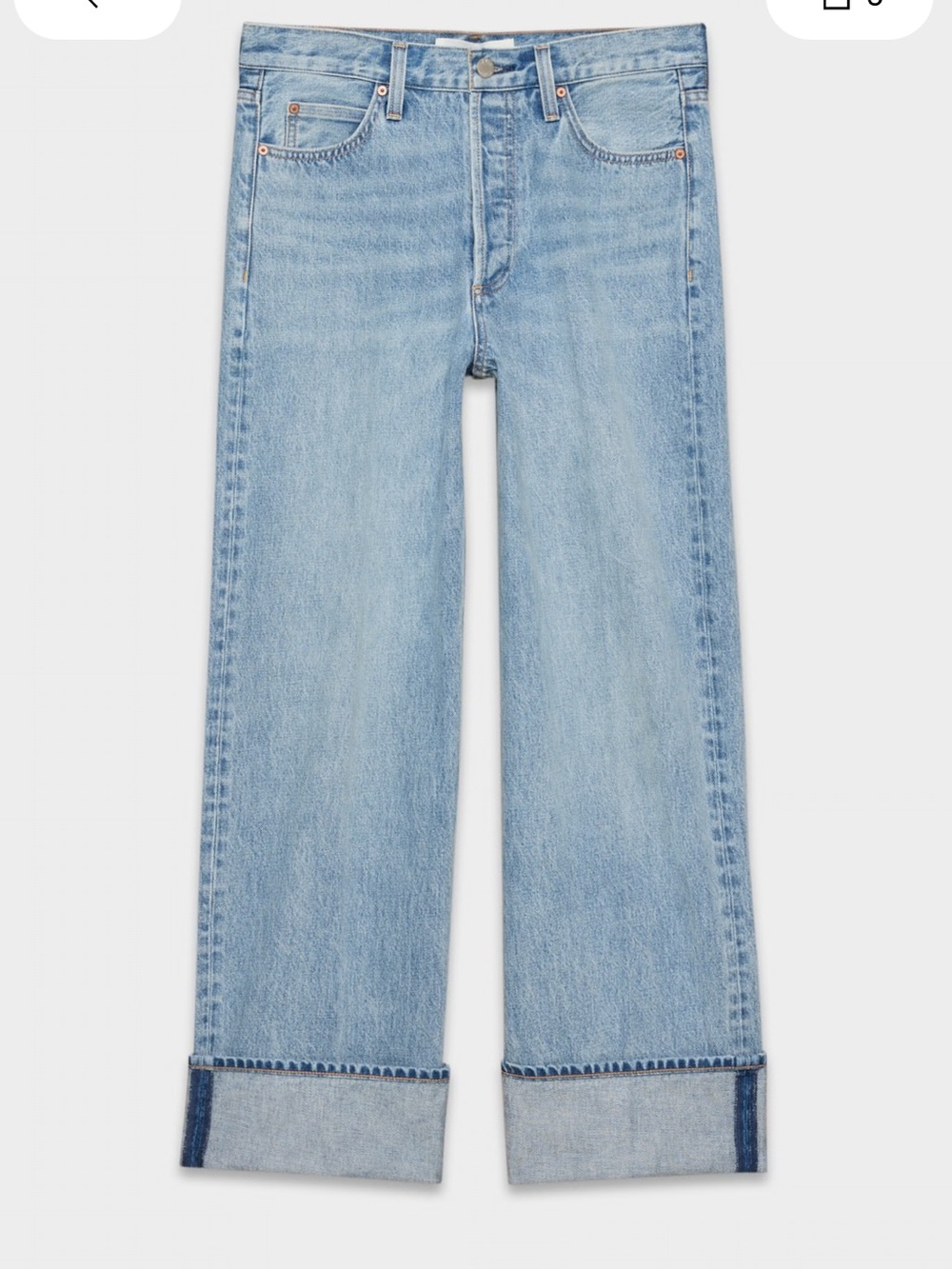 Denim Forum 90s Vintage Lo-Rise Straight Jeans